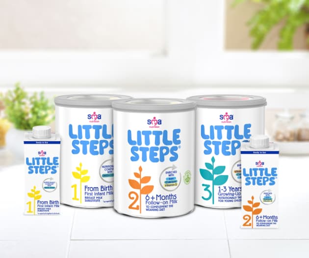 LITTLE STEPS Milk Range