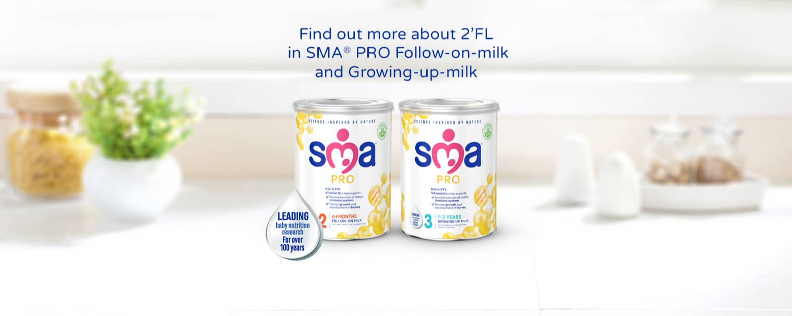 SMA PRO Follow-on and Growing Up Milks