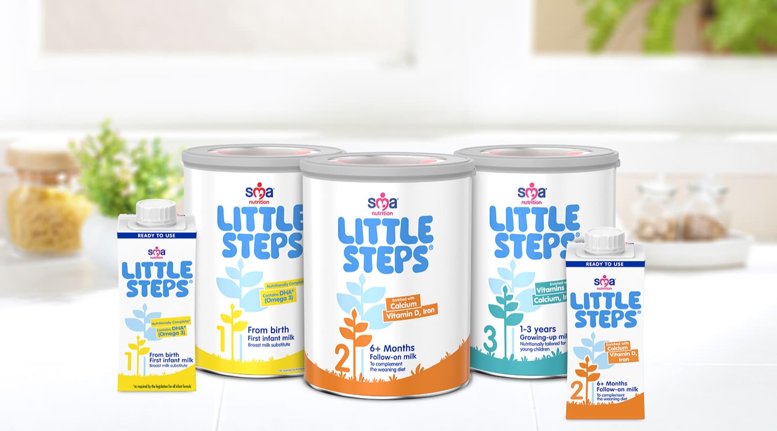 LITTLE STEPS Milk Range