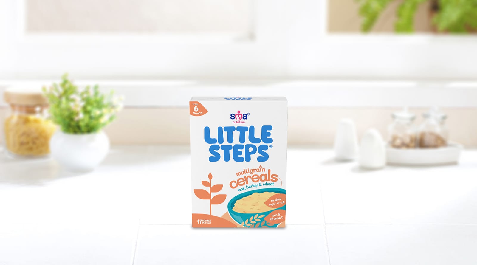 LITTLE STEPS Multigrain Baby Cereal Wheat, Oat &amp; Barley